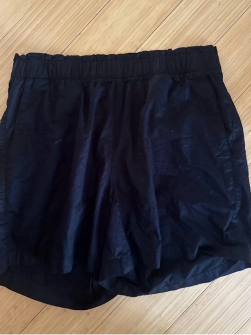 Women’s Elastic Waist Black Shorts
